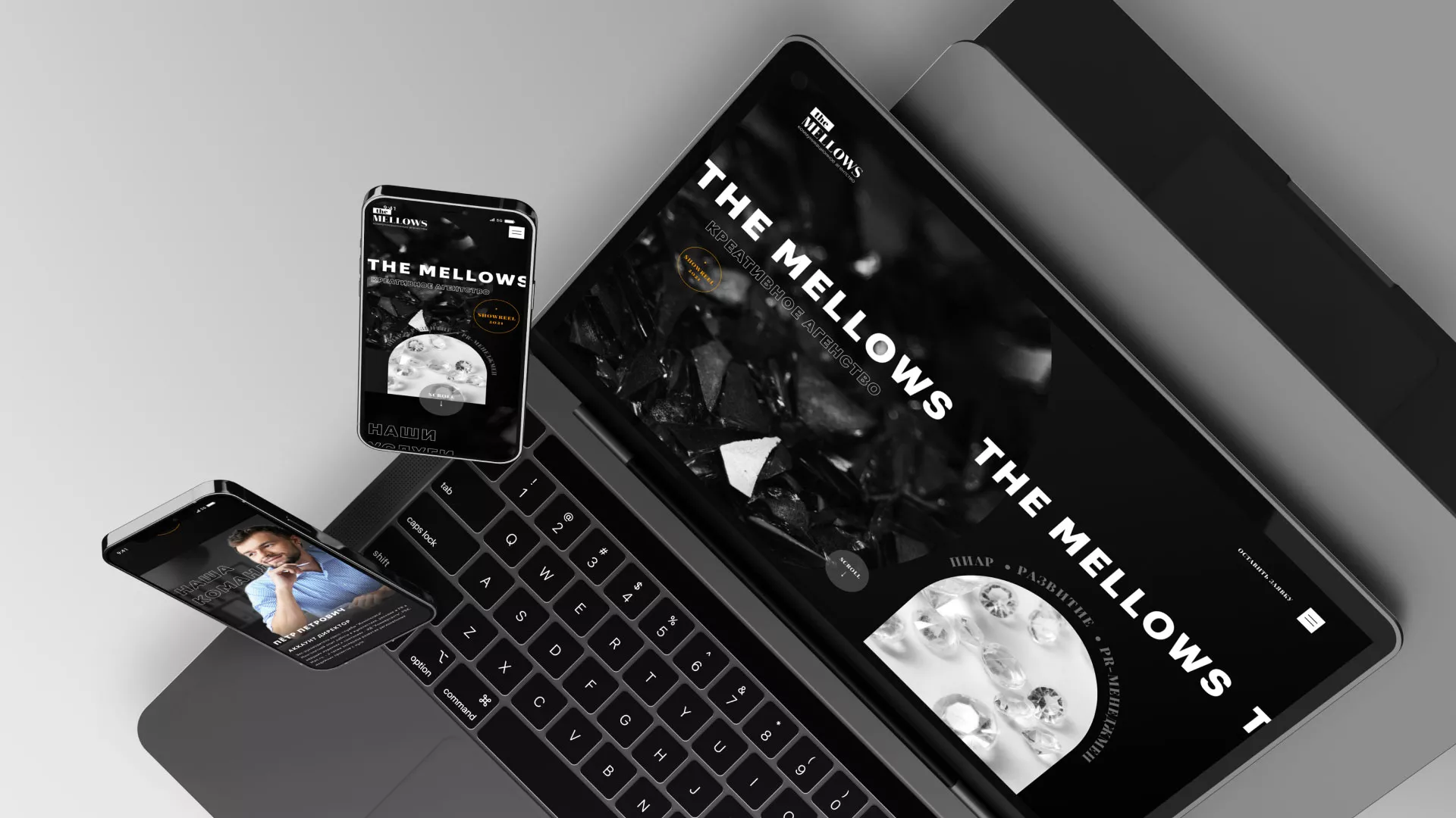 Разработка сайта креативного агентства «The Mellows» в Верхнем Уфалее